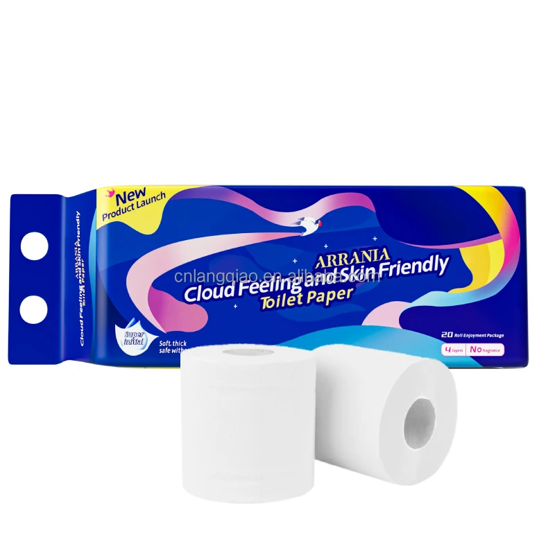 Tissues Soft Paper Coreless Towel Rolls Wood Pulp For Home Bathroom Hotel Public Places Toilet Tissue