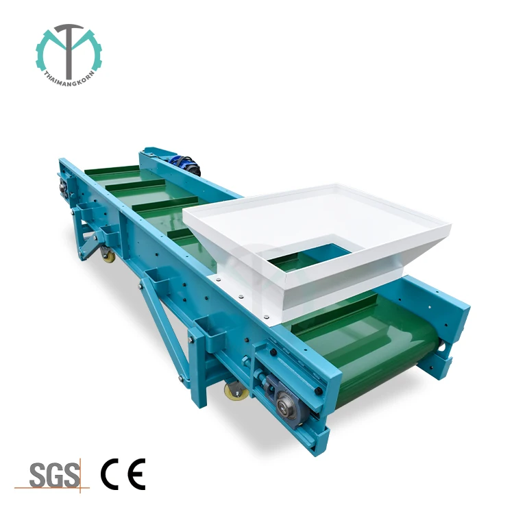 Factory Custom Industrial Systems Assembly Line Green Pvc Rubber Pu Food Flat Belt Conveyor