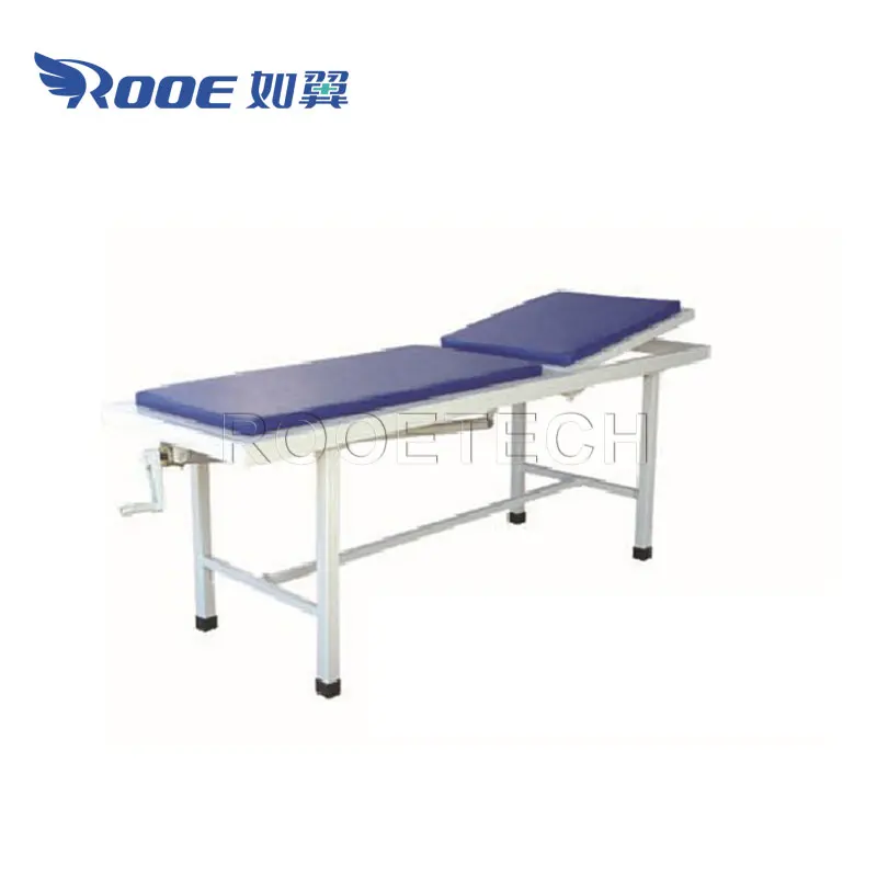 BEC05 Hospital Furniture Patient One Crank Diagnostic Clinic Couch Examination Bed Table