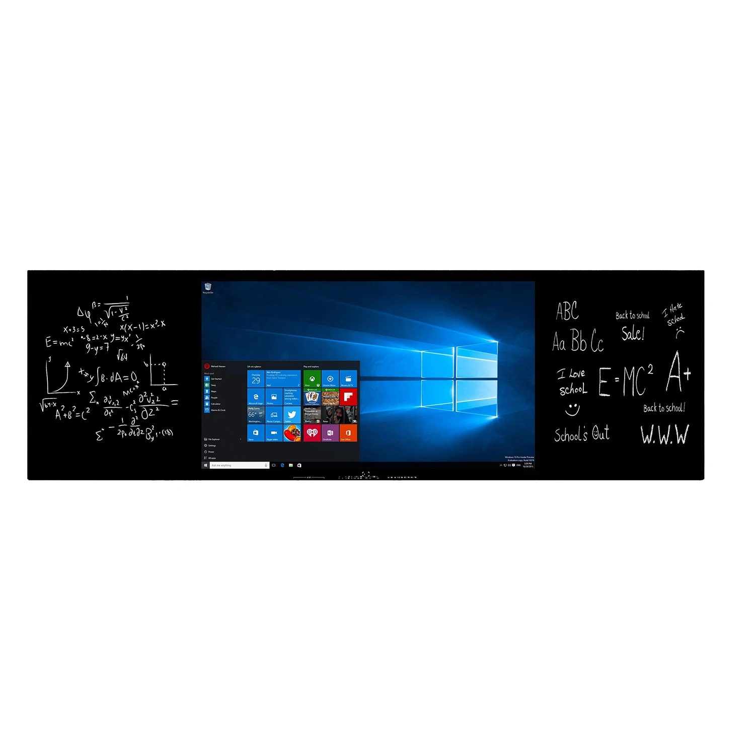 All in one touch screen smart e-blackboard lcd nano smart blackboard