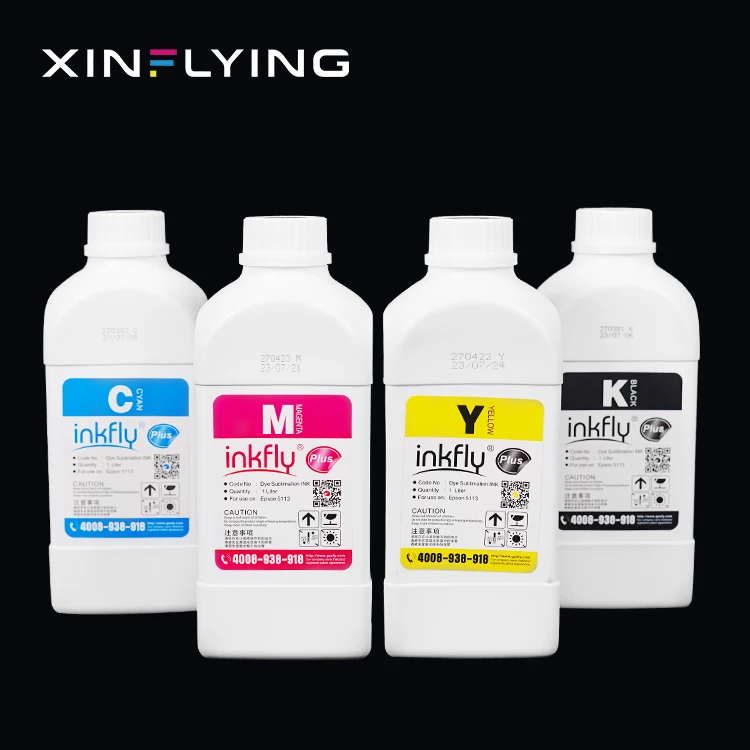 1000ml 4 Colors Dye Sublimation Ink For 5113 Printhead