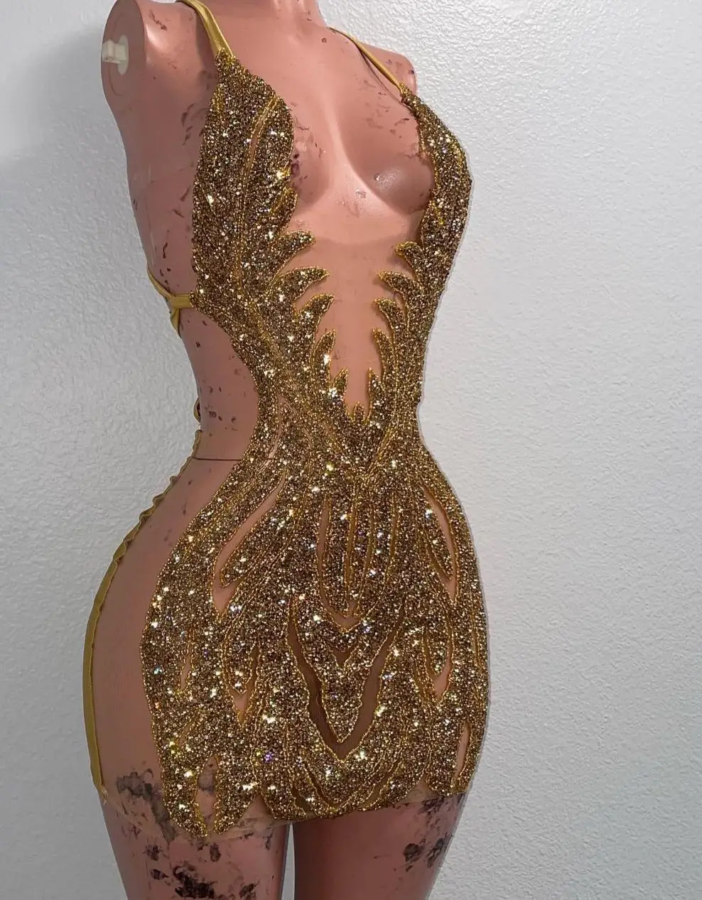 Summer 2023 Crystal Birthday Ladies Elegant Dress Shiny See Through Mesh Diamond Mini Dress Vestidos Luxury Dance Dress