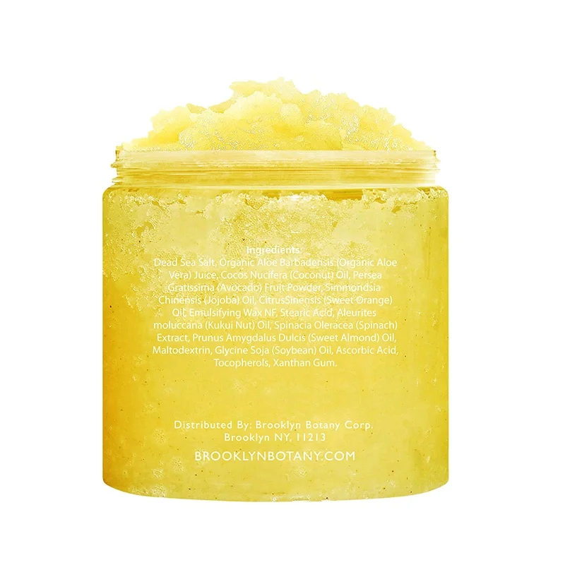 
DAAO Custom OEM Vegan Sugar Body Scrub Organic Exfoliating Natural Collagen Turmeric Face and Body Scrub Private Label 