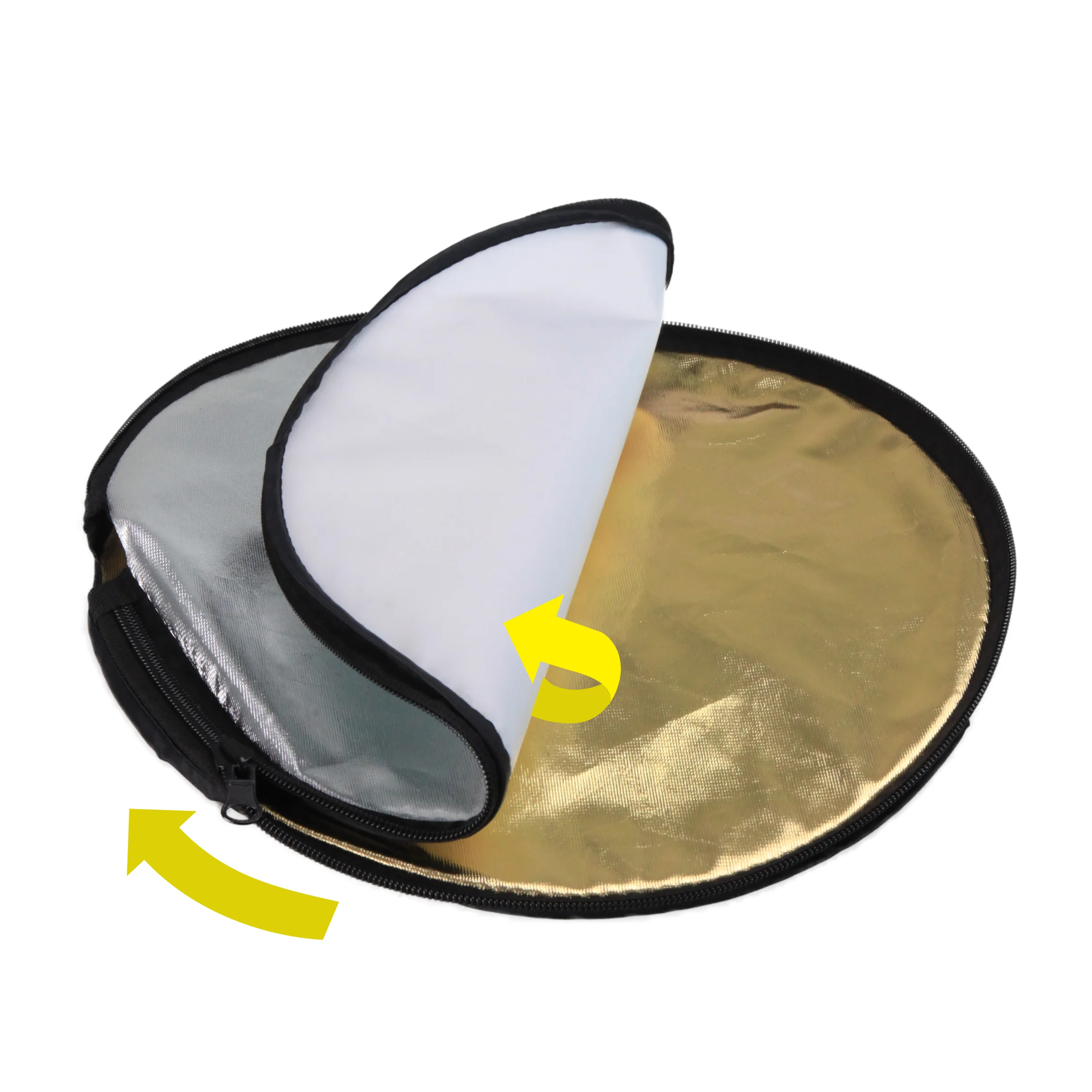 Silver Gold Photography Reflector 30cm 2 In 1 Collapsible Studio Photo Round Reflector Board Indoor Outdoor Lighting Diffuser