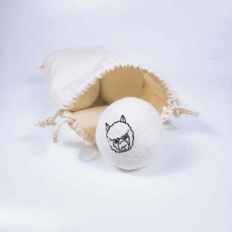 100% Wool Felt Laundry Dryer ball Washing cloth Steam ball