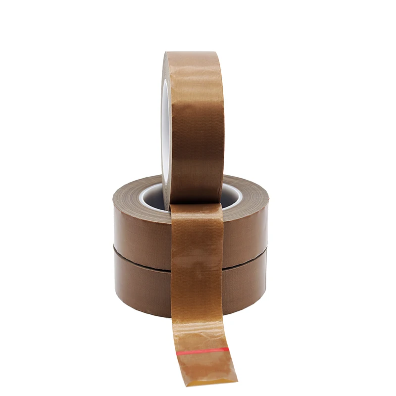 260 Degree Fiber Glass Tefloning Vacuum Sealing High Temp Tape PTFE Insulation Tape