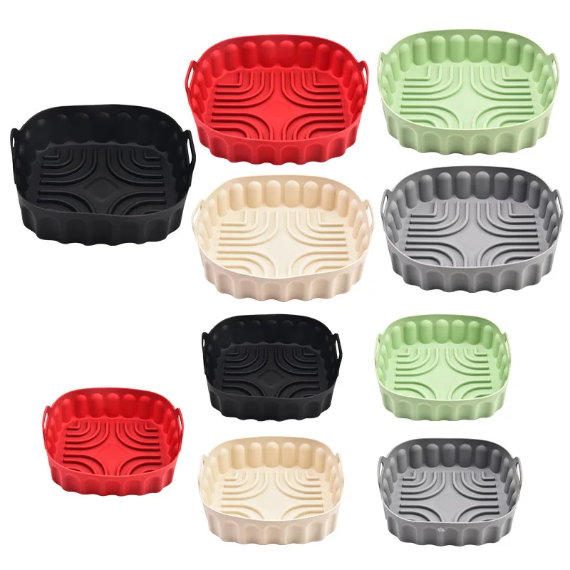 Manufacturers creative air fryer silicone baking pan Air fryer mat wholesale
