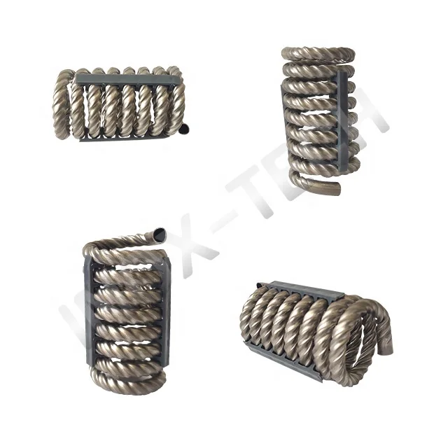 Spiral Twist Coil Tube Tube Heat Exchanger Cooling Liquid for Radiator Factory Supply TA2 Titanium Corrugated Titanium 10-25days