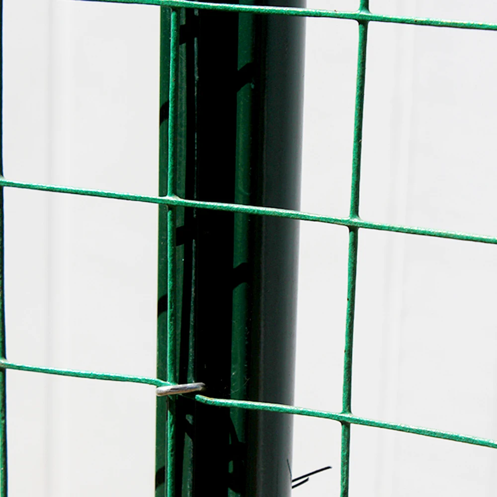 Holland fence post with Dovetail column Dutch net support pole euro mesh fence