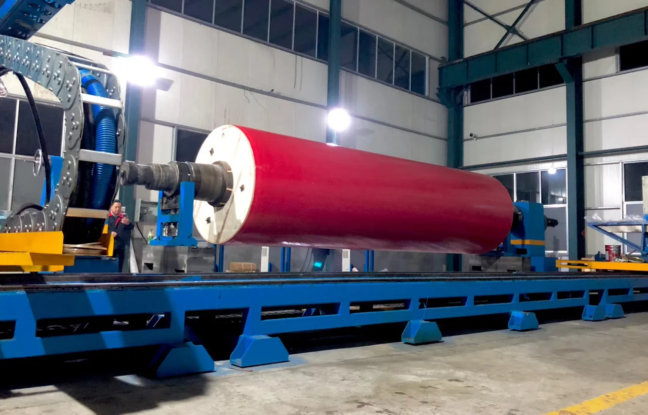 GRECHO Spare Part Paper Making Machine Grooved Press Roll