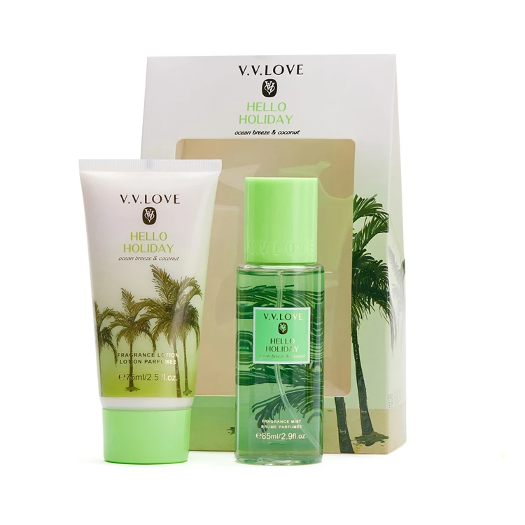 85 ml body mist with 75 ml body lotion gift set deodorant perfume for men and women for daily use