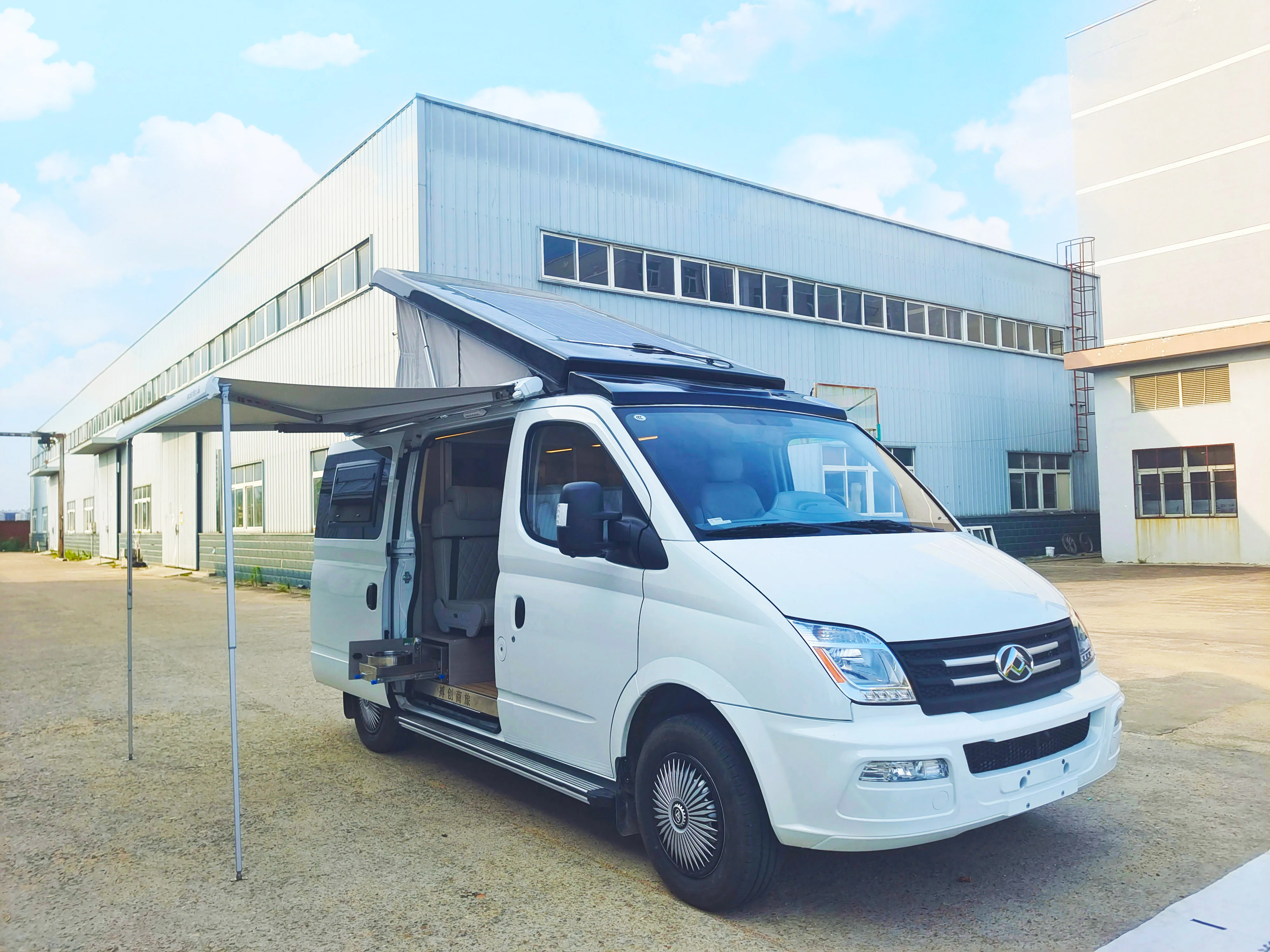 Soleflex S35  Retractable Electric Top Mounted Cassette Camper Awning