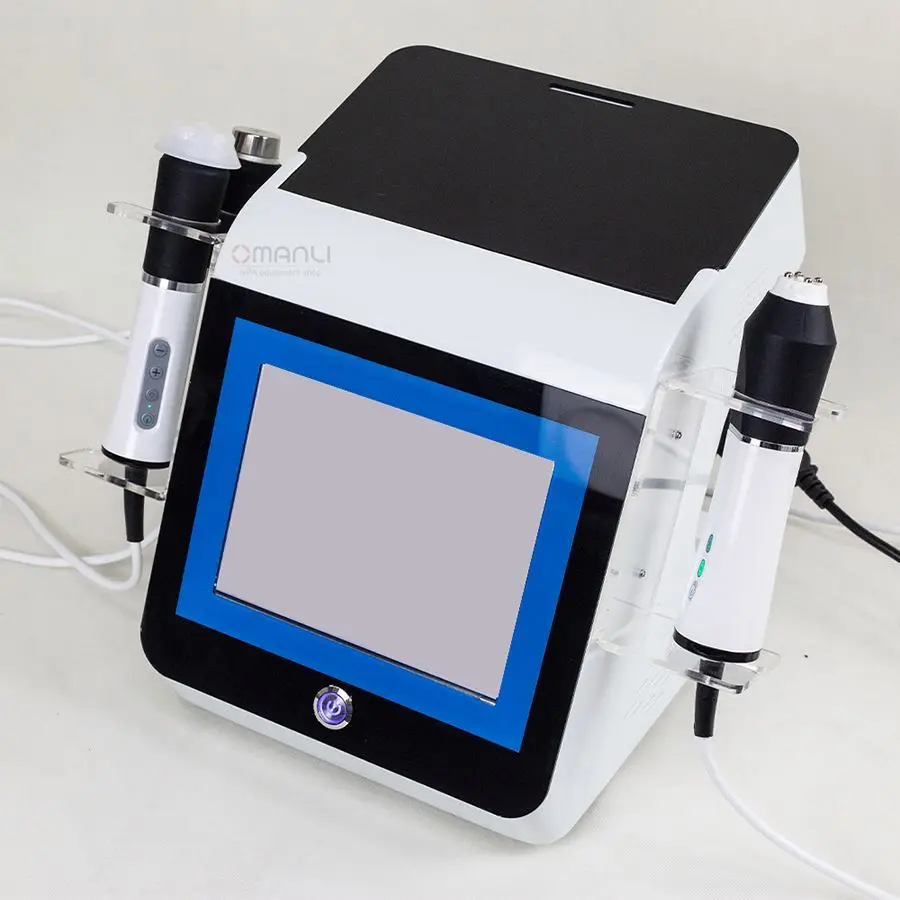 Hot 3 In 1 Oxygen Jet Facial Machine RF Ultrasonic Skin Care CO2 Oxygen Bubble Exfoliate Oxygen Facial Machine