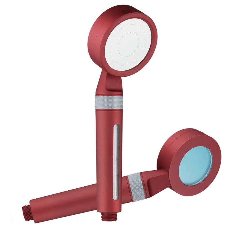 Supercharging Water Saving Ionic Filter Hand Held ABS Shower Head Dechlorination Filter Bathroom Shower Set