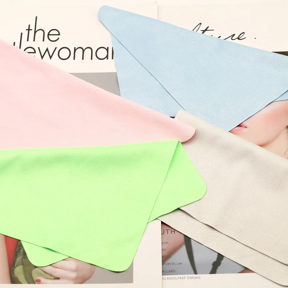 Bulk sale Eye Glasses Screen Cleaner Cloths Microfibra Lens Eyeglass Microfiber Cleaning Cloth For Electronic