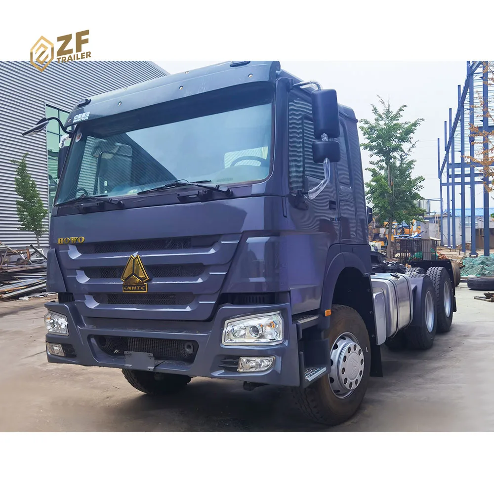 New or Used  Sinotruk Howo 6*4 LHD Truck head Diesel Engine Manual Transmission Euro 2 tractor truck for Sale Africa