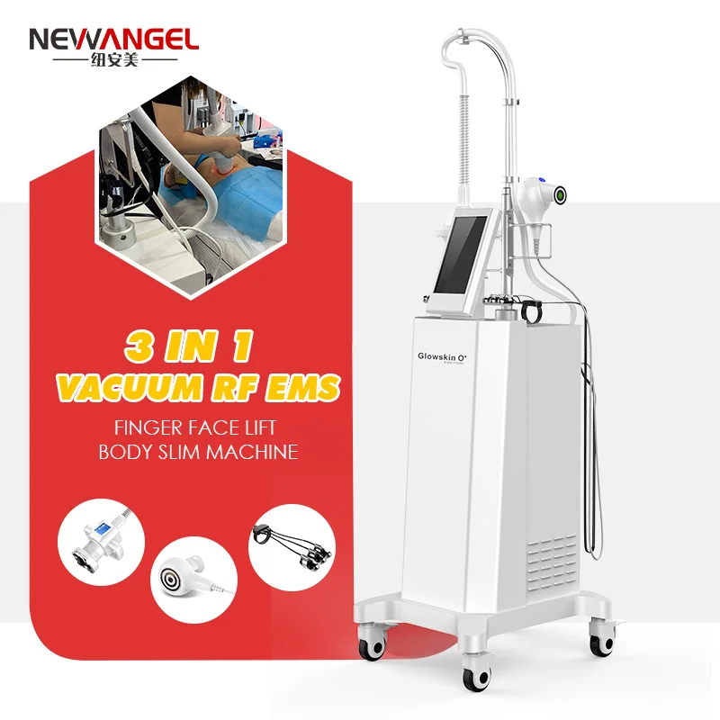 Hottest 3 in 1 body slimming vacuum machine pain-free for fat removal facial massager RF device