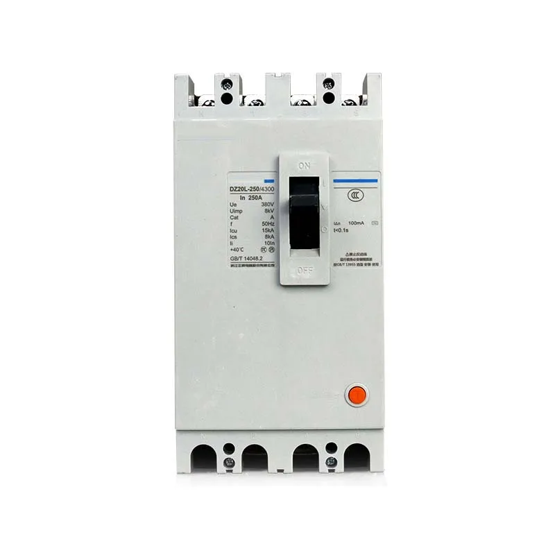 NM1LE-125 Molded Case Leakage Circuit Breaker 100A Molded Case Leakage 3-pole 4-pole Fixed Molded Case Leakage