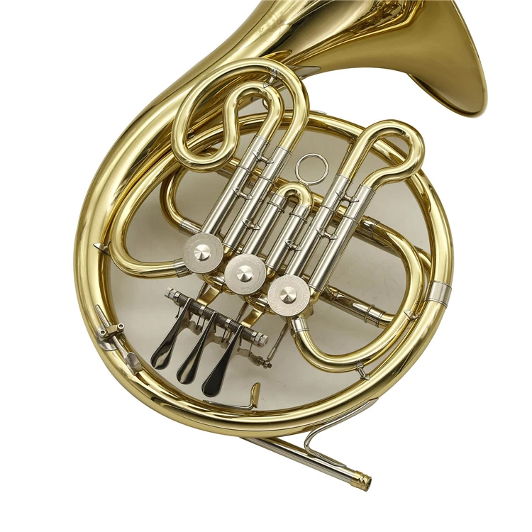 Прямая поставка с завода детский музыкальный инструмент французский рог с Золотым Лаком