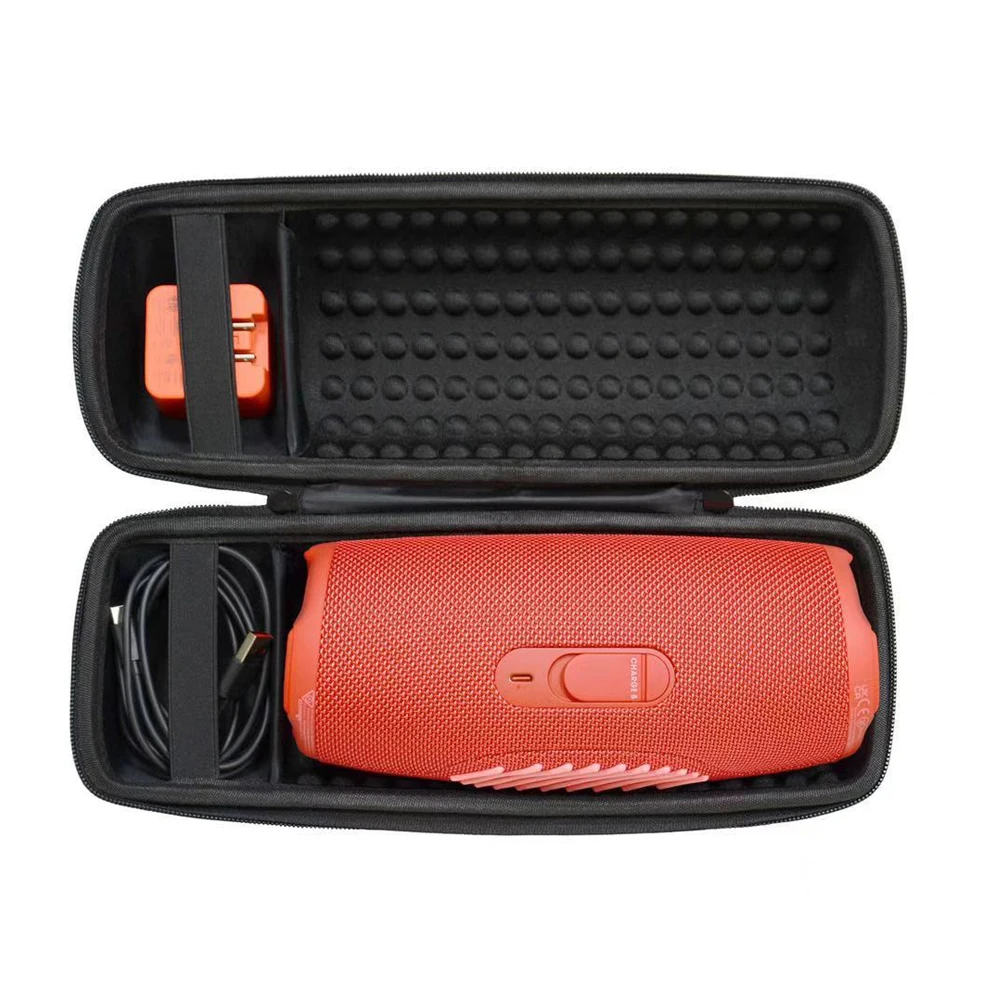 Fumao Case for JBL Charge 5 / JBL Pulse 5 Portable Waterproof Wireless Speaker [ Fits USB Plug and Cable & More ]