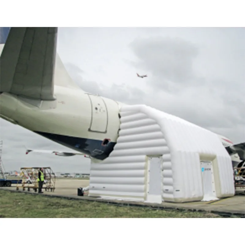 Large Aviation Inflatable Aircraft Maintenance Hangar Manufactured Tent for Aircraft Repair and Storage