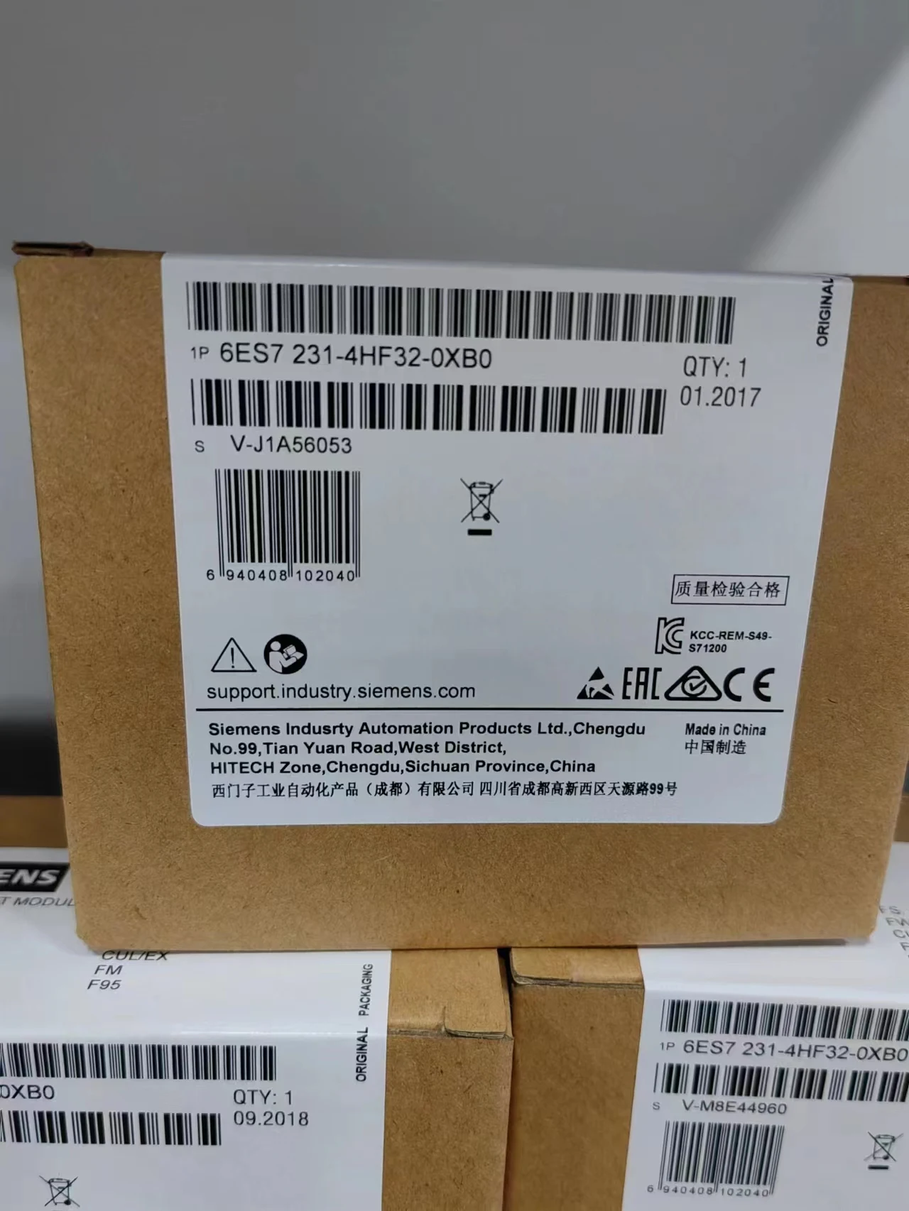 PLC Controller New Original Warehouse Stock 6ES7414-5HM06-0AB0 Siemens plc s7-400 SIMATIC S7-400H CPU 414-5H 6ES74145HM060AB0