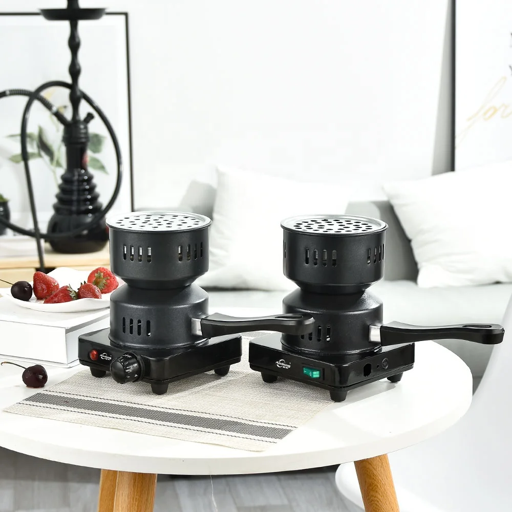 Andong Black Bull Coco Charcoal Burner Coconut Hookah Coal Hot Plate Stove Deluxe Electric Shisha Starter