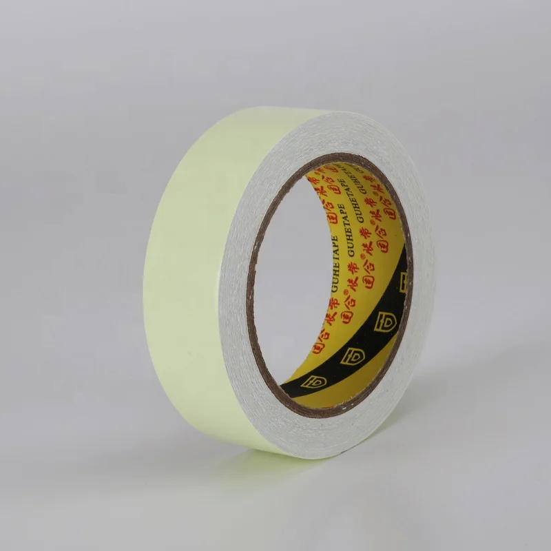PET Glow in The Dark Tape - Luminescent Safety Egress Markers Stairs, Walls, Steps, Exit Sign Light Waterproof  