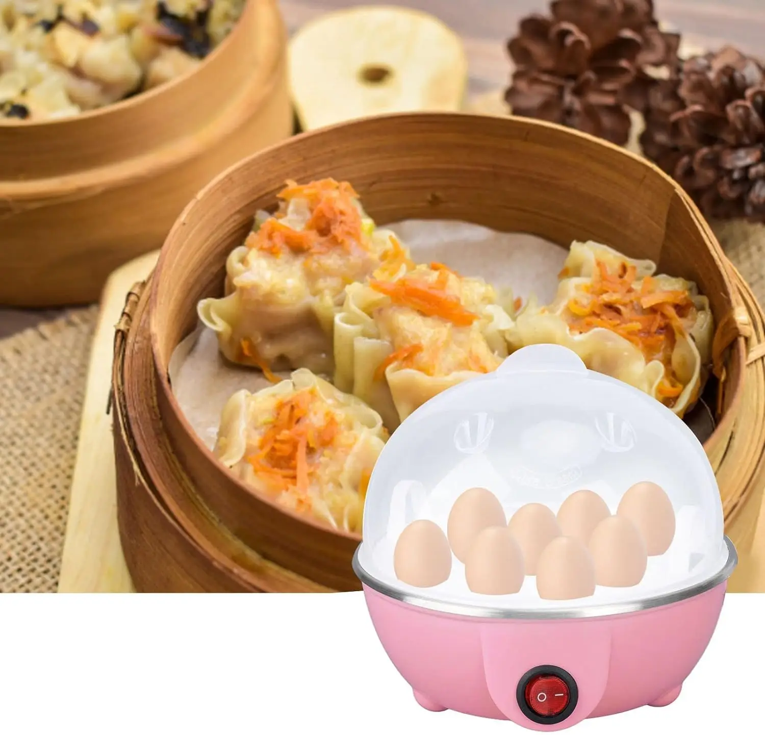 Fast Quick Mini Boiled Egg Cooker Machine Smart Plastic Electric Egg Steamer Boiler Rapid Electric Egg Cooker Boiler
