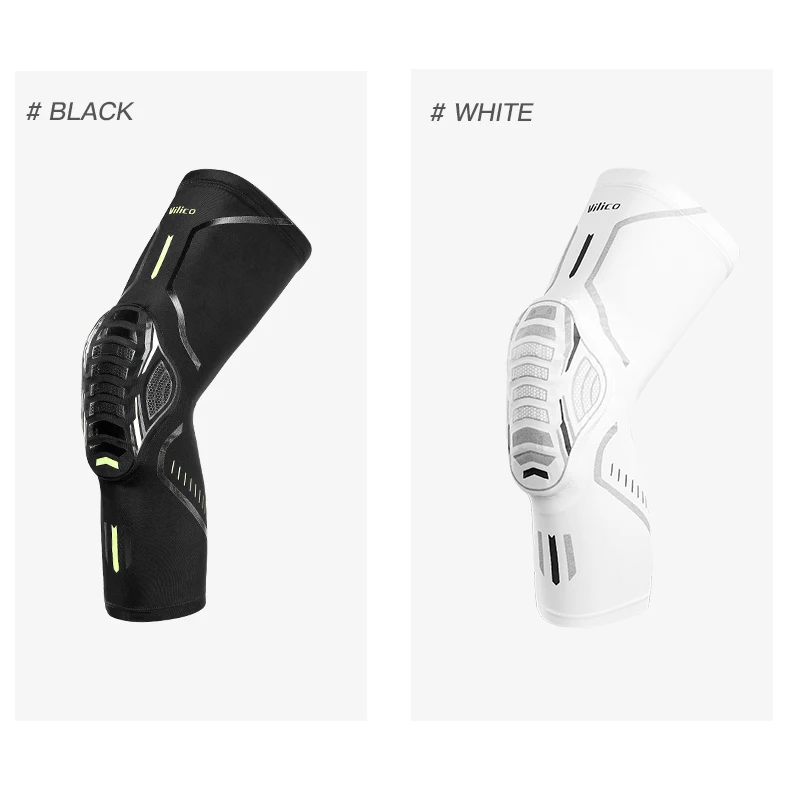 Knee Pads Compression Pads Long Leg Sleeve Collision Avoidance Brace Protection Knee Sleeve for Basketball Football Volleyball