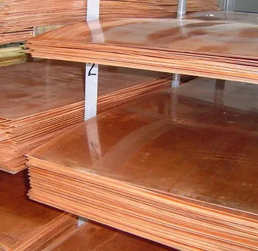Cathode copper sheet Copper plate 99.99% copper cathode for export