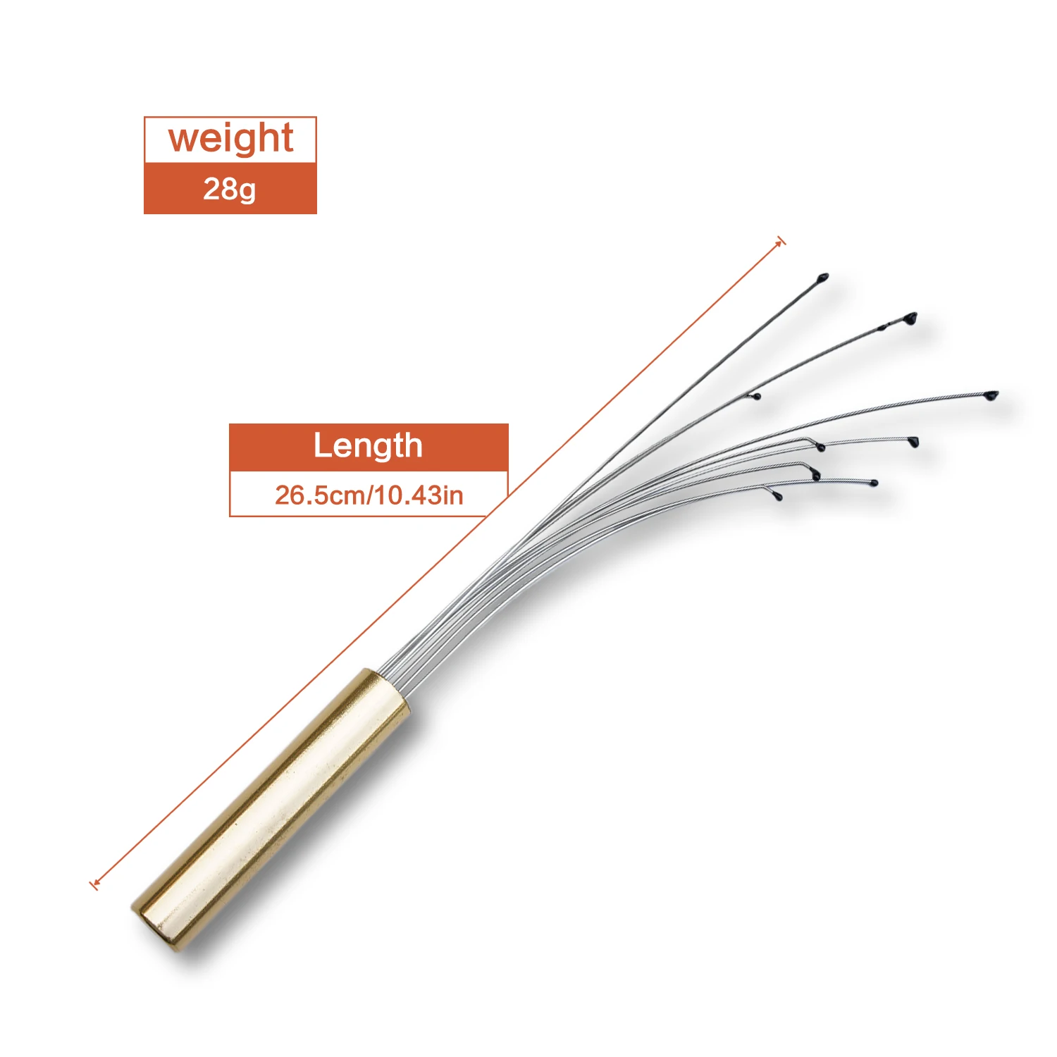 Массажер для головы массажер для головы нержавеющая массажер для спины прокатки головы скребок стресс расслабиться