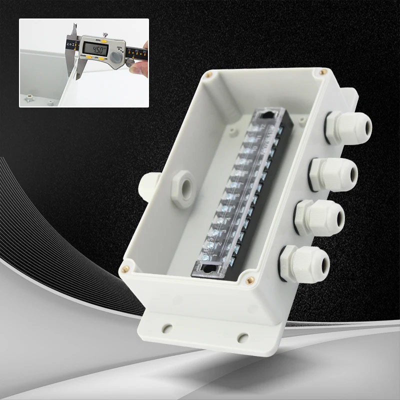 ABS/PC Underground Wire Electrical Equipment Junction Box with TB Terminal Block for Industry Connector Manufacturing Customize