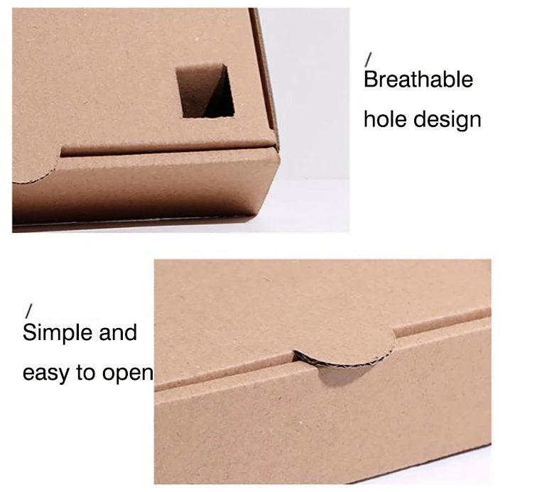 Hot Sale Various Sizes Pizza Container Customizable Takeaway Paper Packaging Corrugated Custom Pizza Box