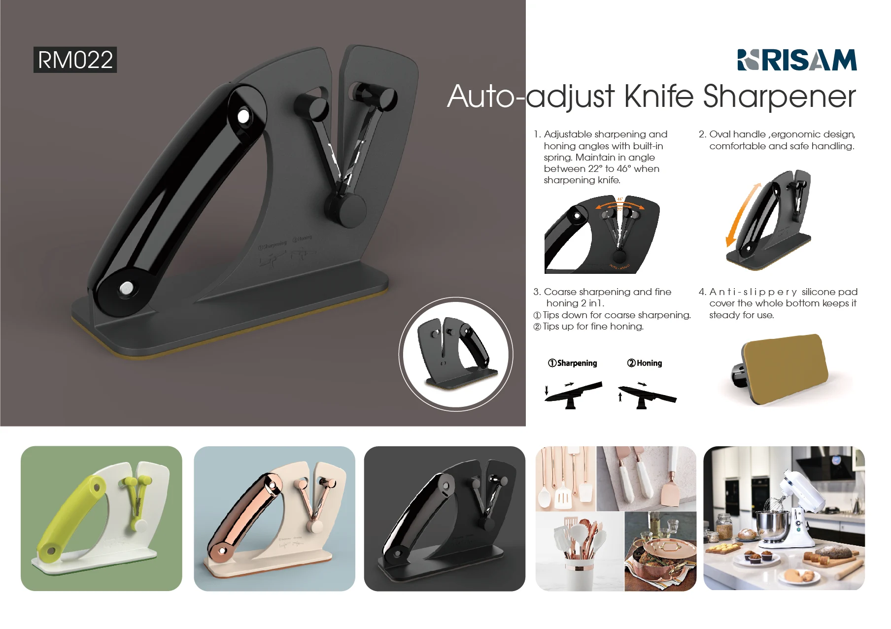 Serrated knife Exclusive formula Tungsten Carbide Adjustable Angle Kitchen Knife sharpener Grinder Sharpening Machine