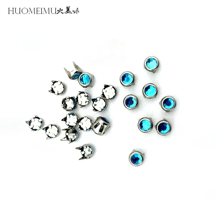 10mm Four-prong rivets for clothing copper claws acrylic decoration This piece can be used for clothing or bags