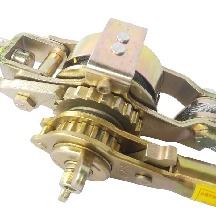 Top Quality 0.5 1 2 3 Ton Come Along Hand Puller Ratchet Wire Rope Cable Puller wire rope grip