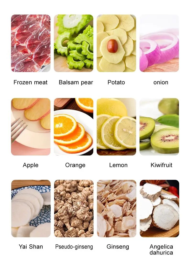 Hot selling kitchen slicer home use food cutter radish cutting stainless steel