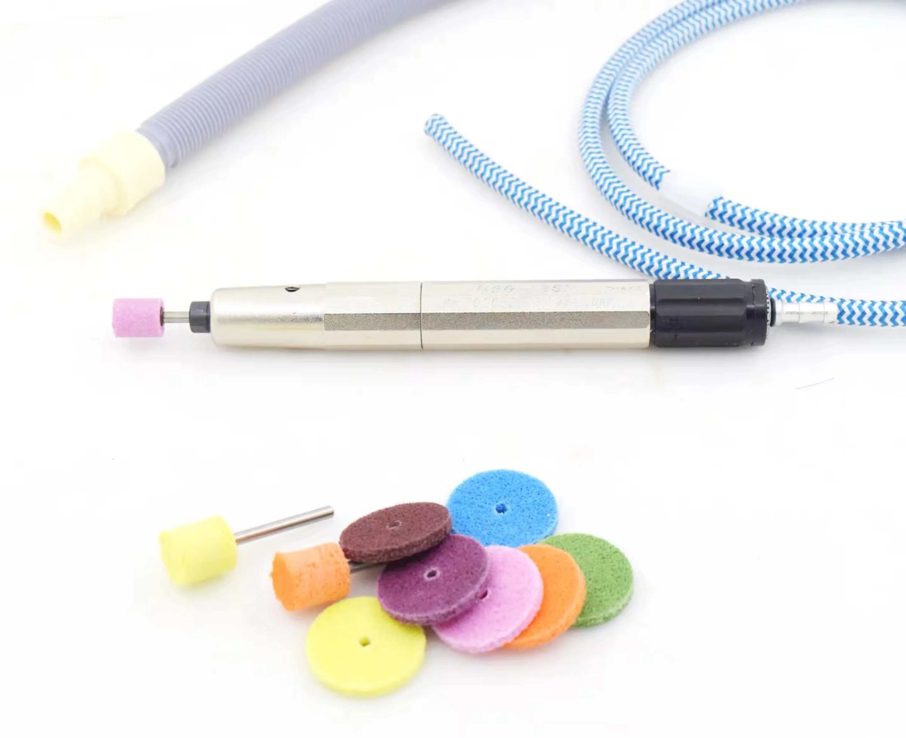 MSG-3BSN Wilin Air Micro Grinder Straight Type for 3mm Shank Pneumatic 65000 RPM  for Mould Metal Grinding