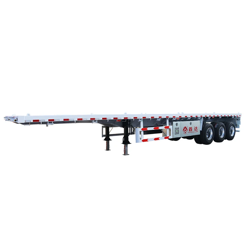55ft flatbed truck trailer  24 ft flatbed simi trailer heavy duty leasing options container