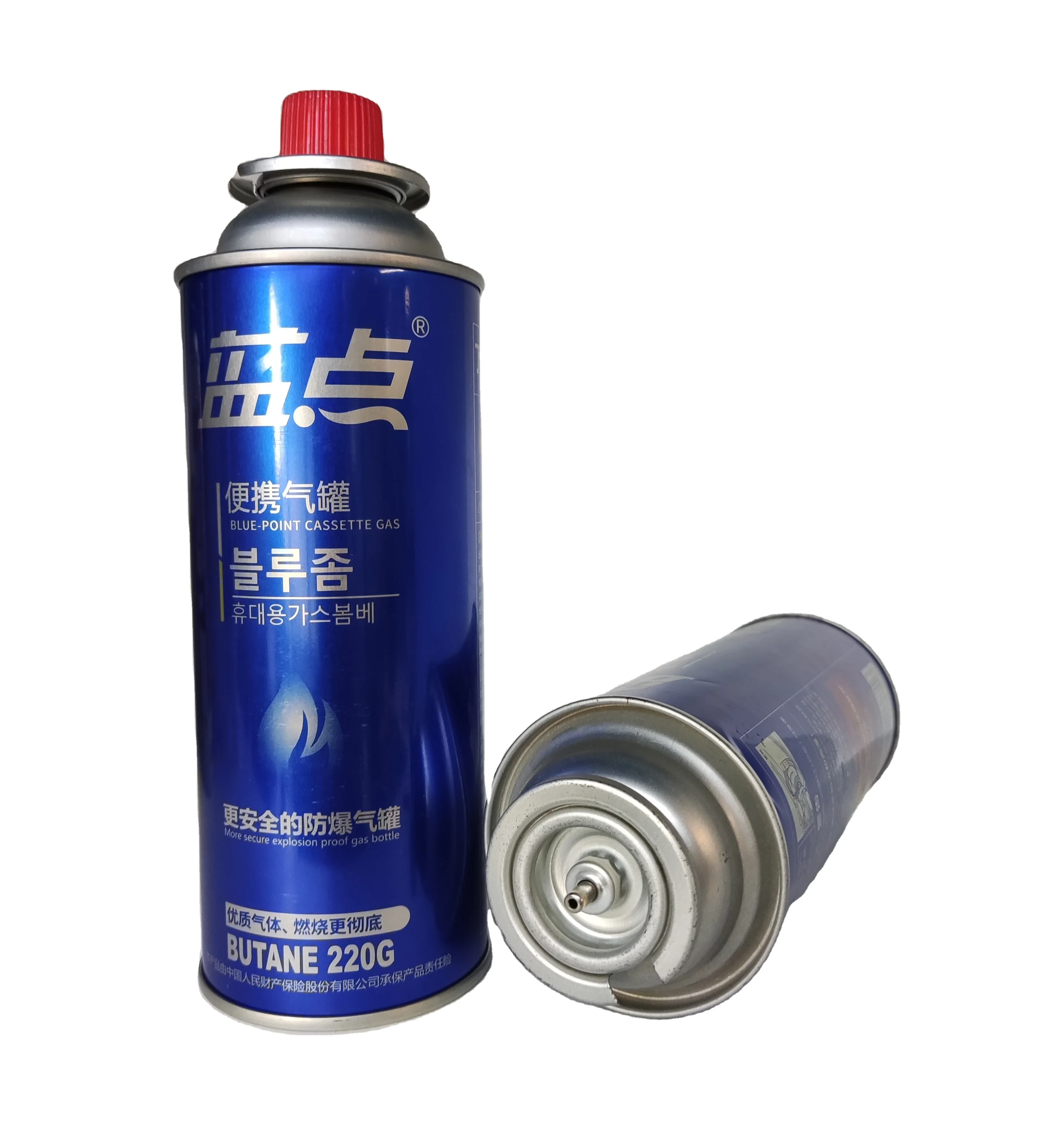 227g Wholesale manufacturer 99% pure Butane Gas Cartridges Portable  mini Camping Stove gas