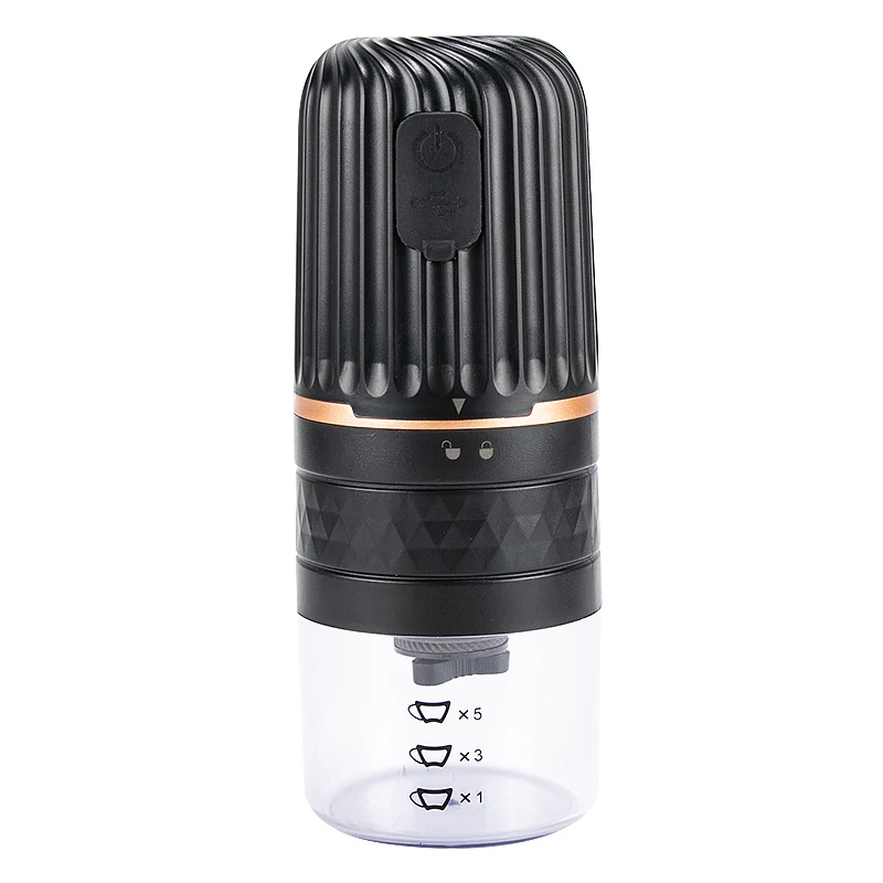 Portable electric coffee maker small manual household bean grinder USB charging fully automatic grinder coffee grinder cup