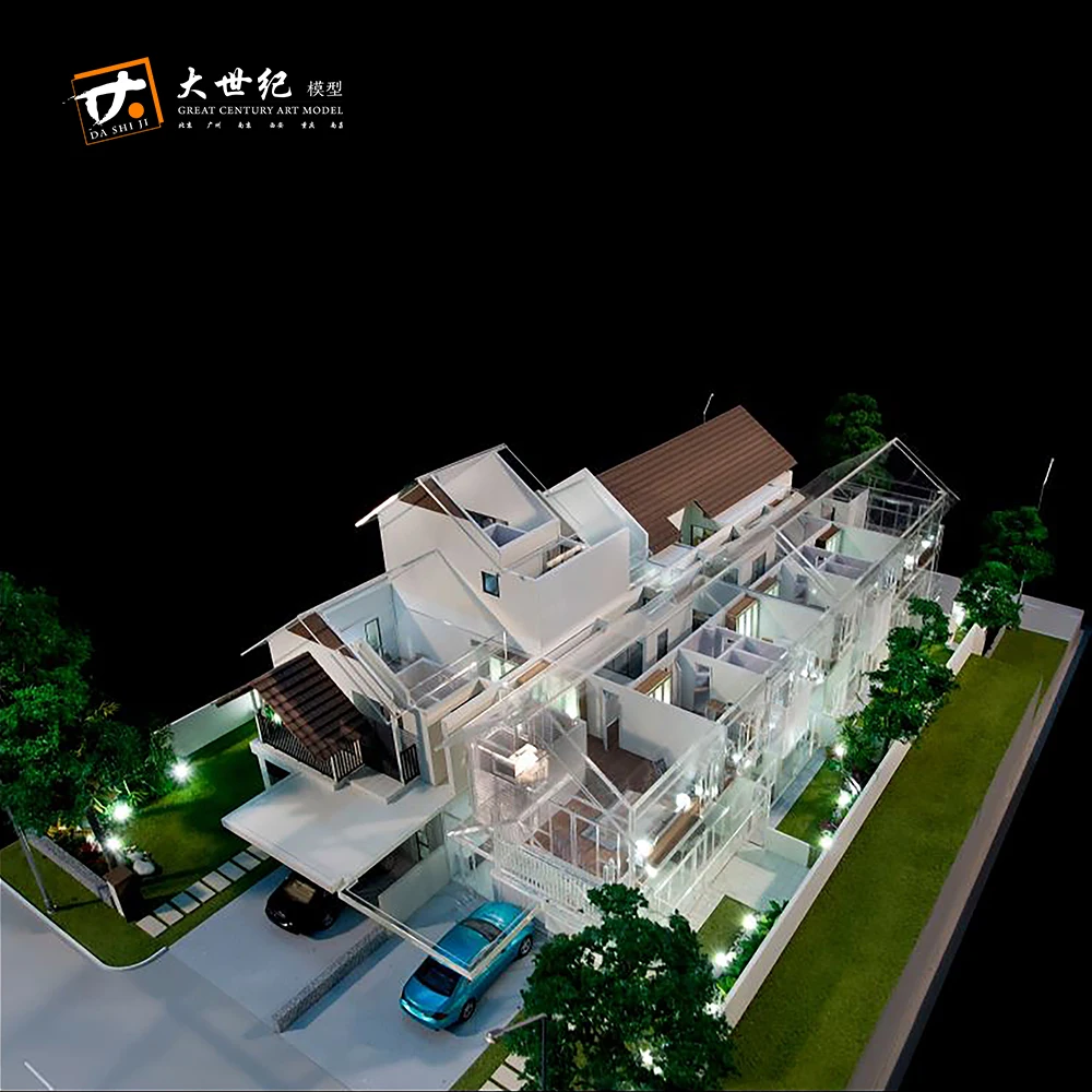beautiful house model 3d architectural rendering model