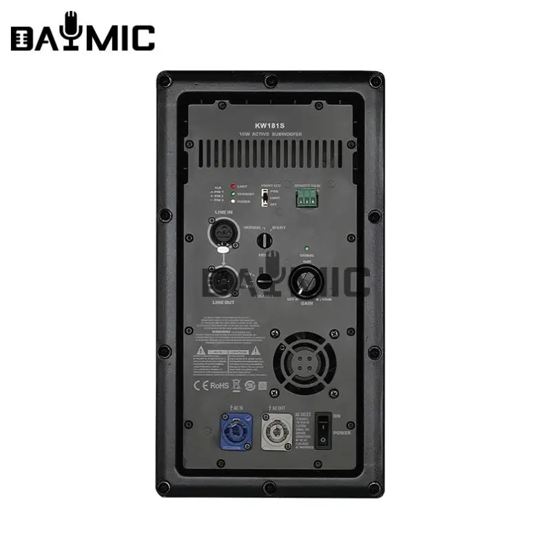 1000W Class D Active Subwoofer Power Amplifier Module for 18 Inch Speaker