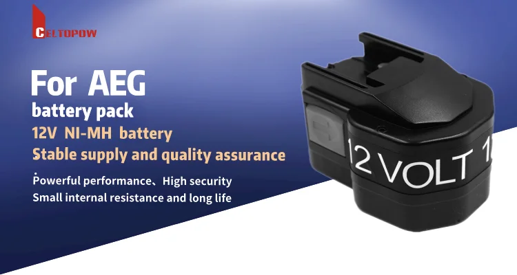 Replacement Battery for AEG/Milwaukee 12V MXM12  B1215 M1230 48-11-1900 48-11-1950 48-11-1960 48-11-1967 Ni-MH Battery