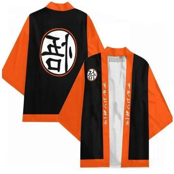 Genuine 3D Digital Printing Loose Cardigan Cape son Goku Print cartoon Dragonn Balls T-shirts