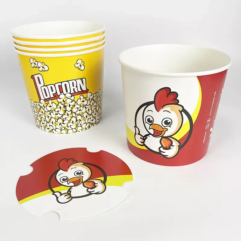 Hot Selling 65 oz 85 oz 15 0oz Take Away Custom Print KFC Fried Chicken Paper Bucket
