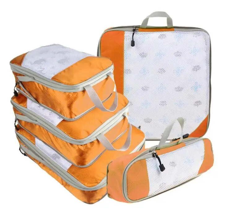 Amazon best selling packing cube 5 sets travel luggage packing organizers travel compression packing cubes