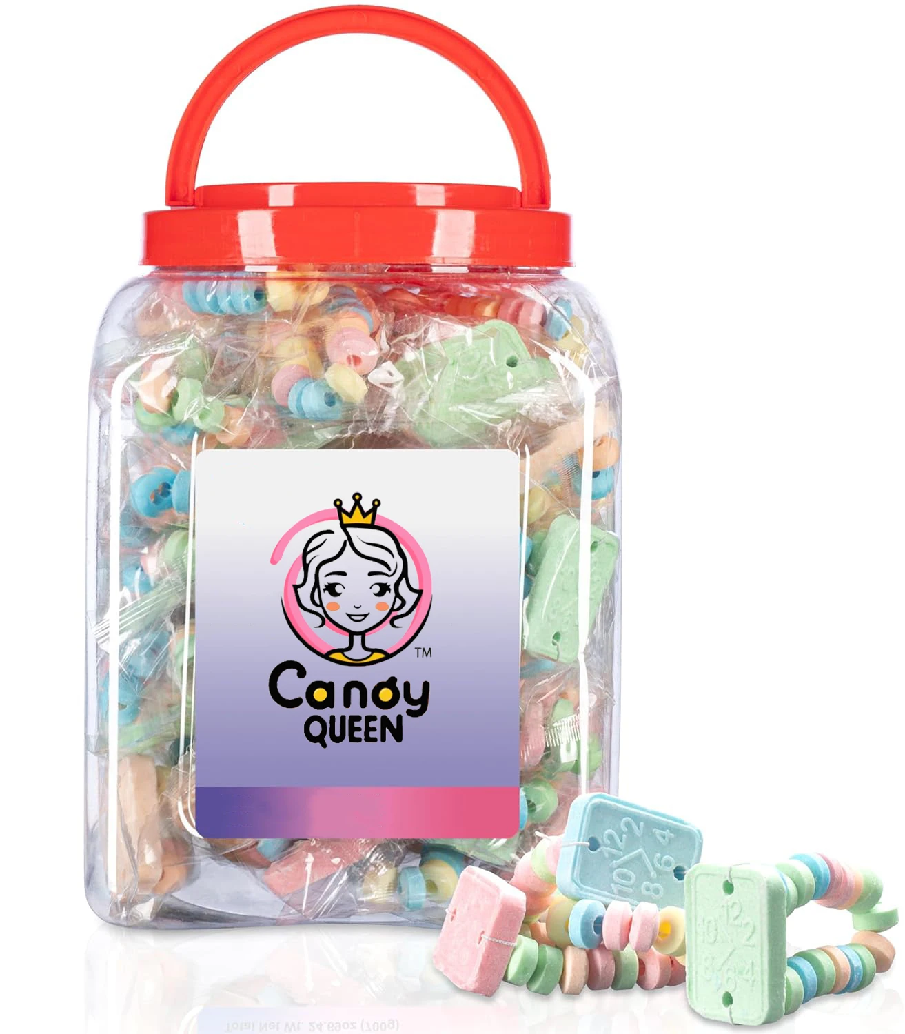 (Free Sample)Custom Label Compressed Tablet Hard Candy Necklace and Bracelet Bulk Wholesale