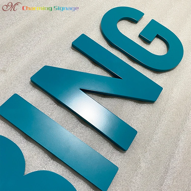 Plastic Led Programmable Sign For Wholesales Decorative Letter Signs On Doors And Windows Non Luminous Signs